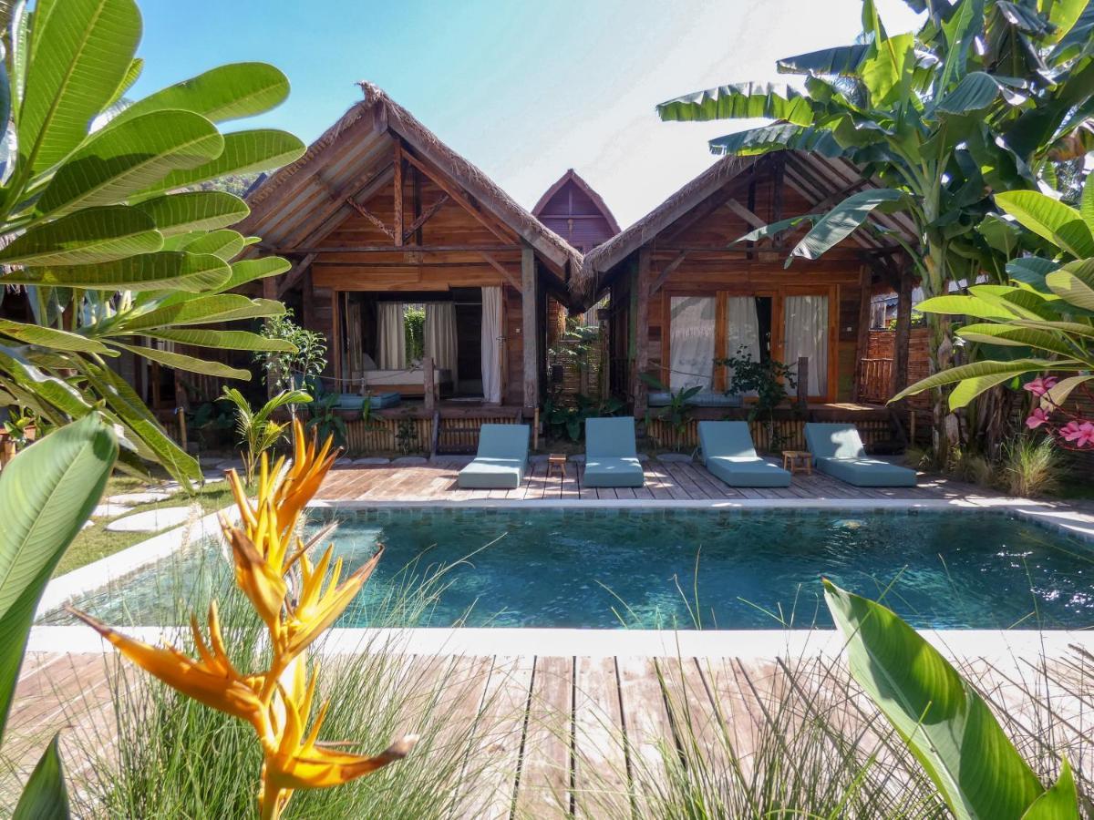 La Siesta Bungalows Only Adults Gili Air Exterior foto